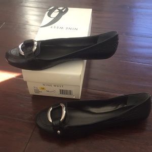 Nine West Black Flats